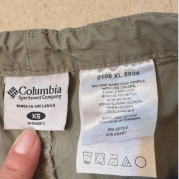 Columbia Women's xs Activewear Skort Built in Shorts Skirt Green - Picture 8 of 9